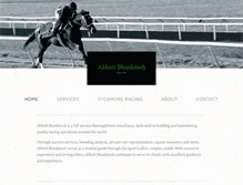 Tablet Screenshot of abbottbloodstock.com